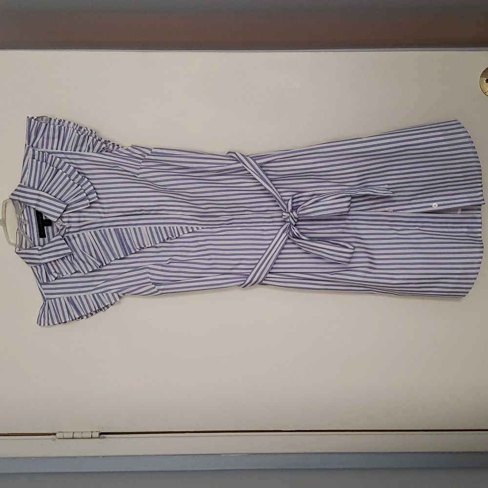 NWT Banana Republic Striped Cotton Dress Sz 2